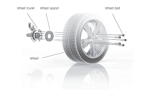 Pro Spacers VW Polo 09.97-09.01 4x100 8mm Eibach